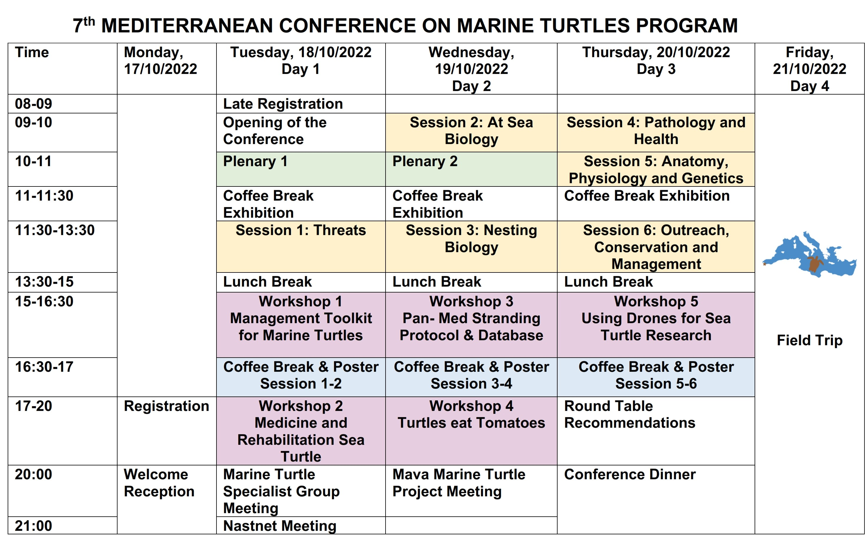 Program of the event